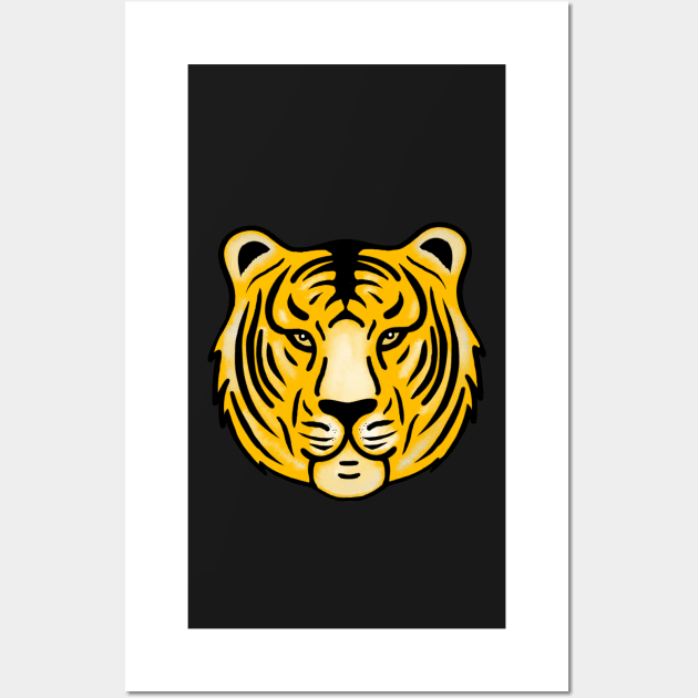 Tiger face Wall Art by KaisPrints